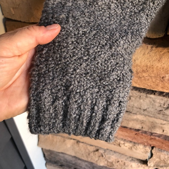 Lucky Brand grey partial zip sweater NWT Large - Picture 7 of 11